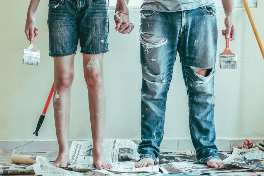 Painting can be a DIY but it is much better to get a professional to paint your home