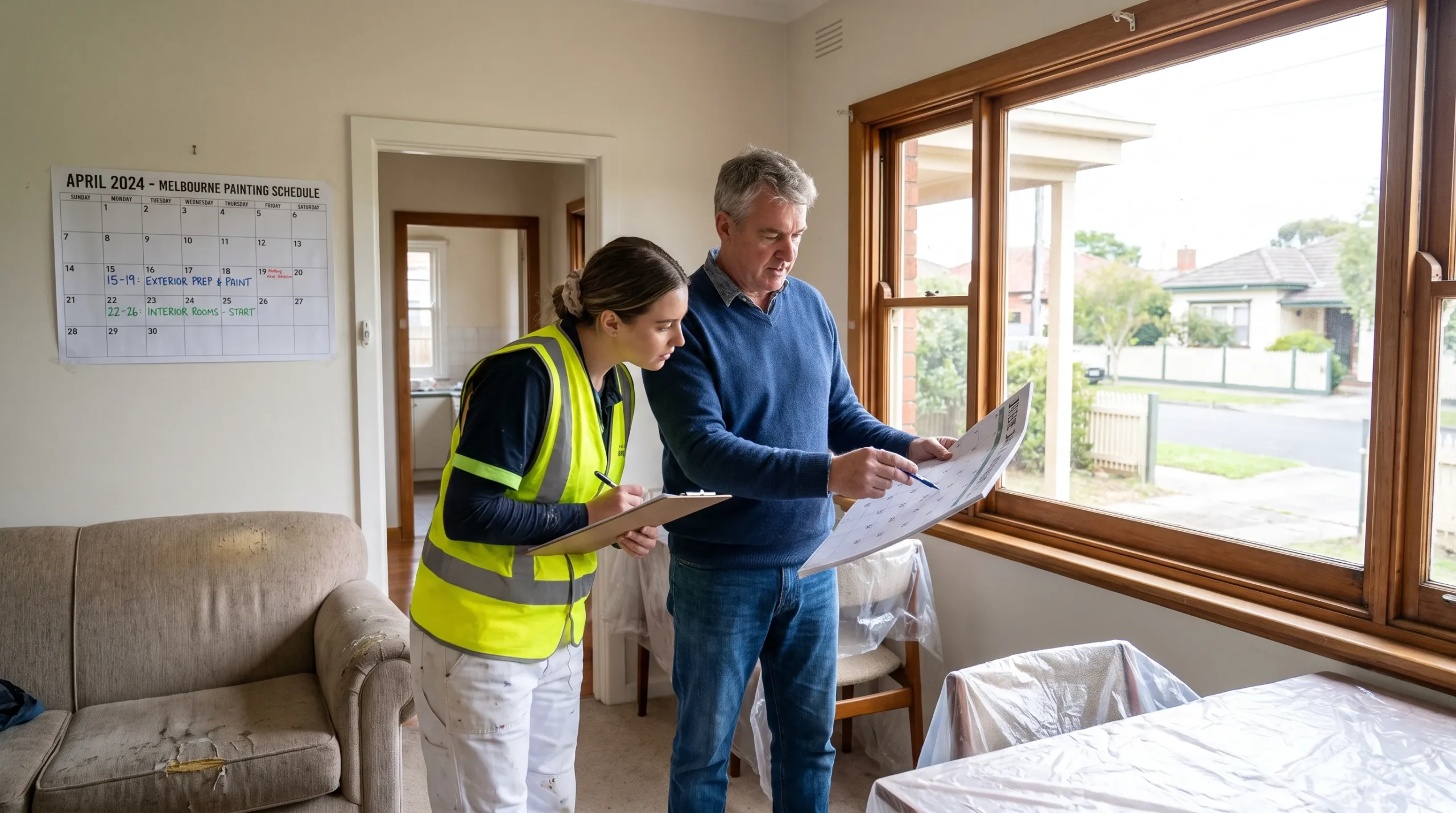 When to Book Interior and Exterior Painting Services